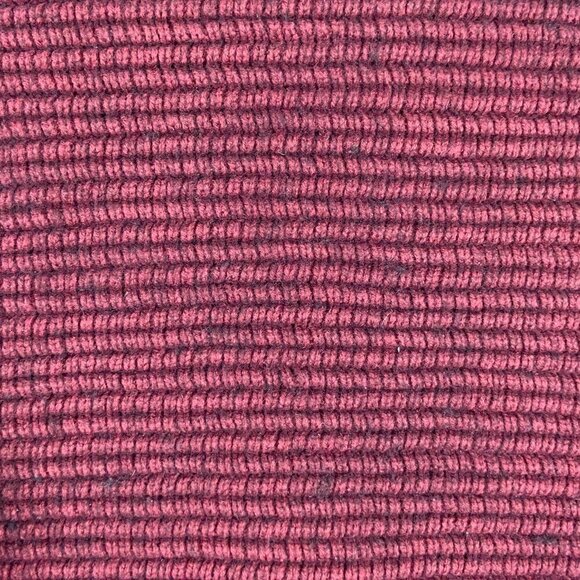 MADEWELL | Side-Button Turtleneck Sweater Thick Chunky Textured Burgundy XXS - Picture 3 of 6